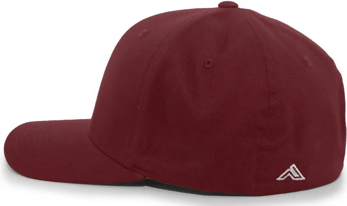 Pacific Headwear 430c Cotton Poly Flexfit Cap Maroon