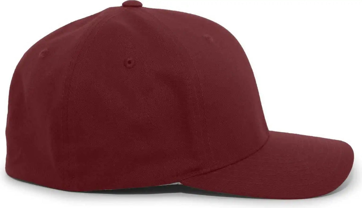 Pacific Headwear 430c Cotton Poly Flexfit Cap Maroon