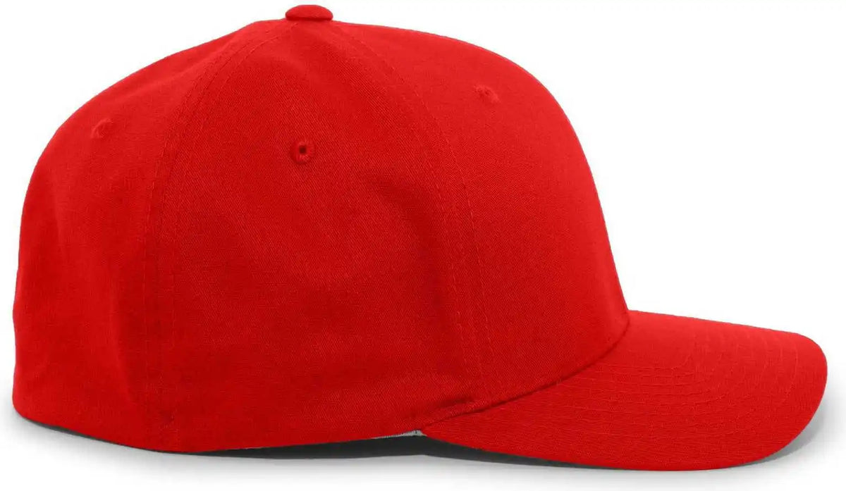 Pacific Headwear 430c Cotton Poly Flexfit Cap Red