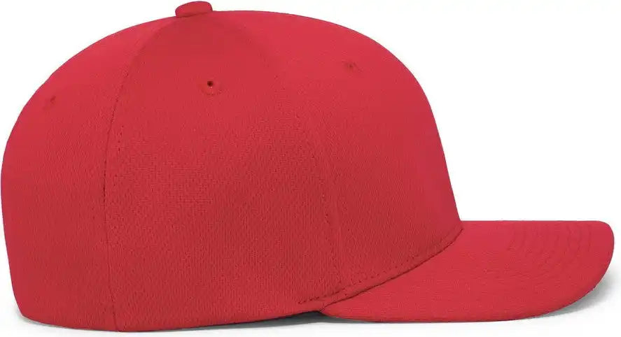 Pacific Headwear 487f p Tec Performance Flexfit Cap Red