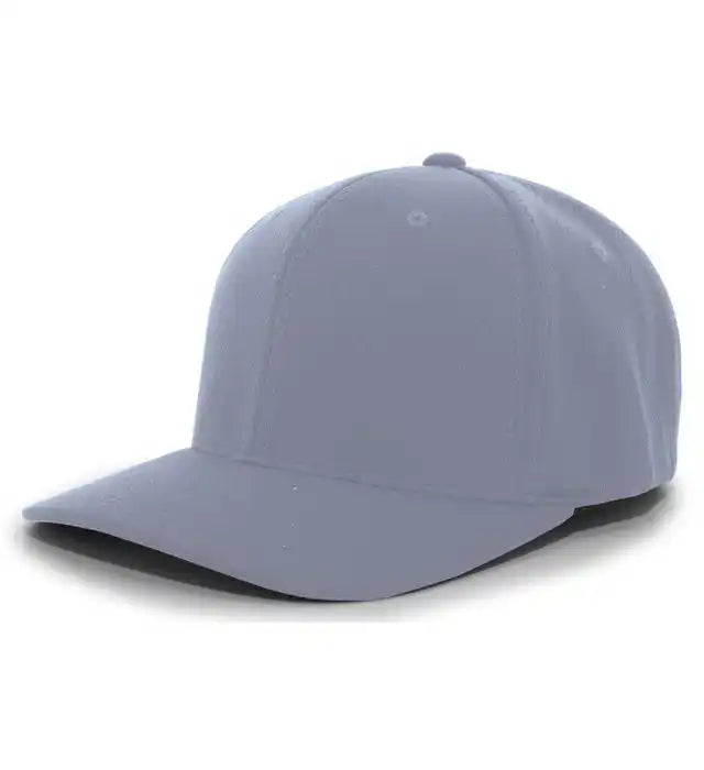 Pacific Headwear 487f P-tec Performance Flexfit Cap - Silver - Light Gray / 6 7/8’’ - 7 3/8’’