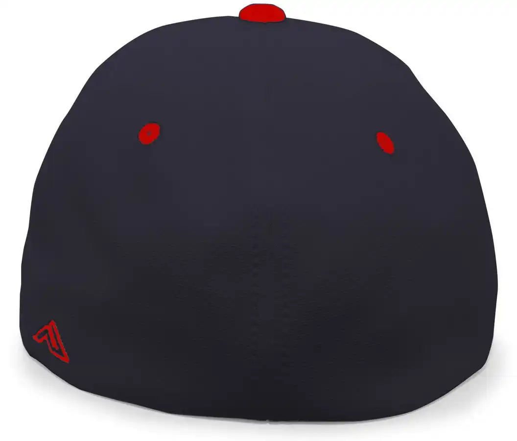 Pacific Headwear 498f M2 Performance Flexfit Cap Navy Red