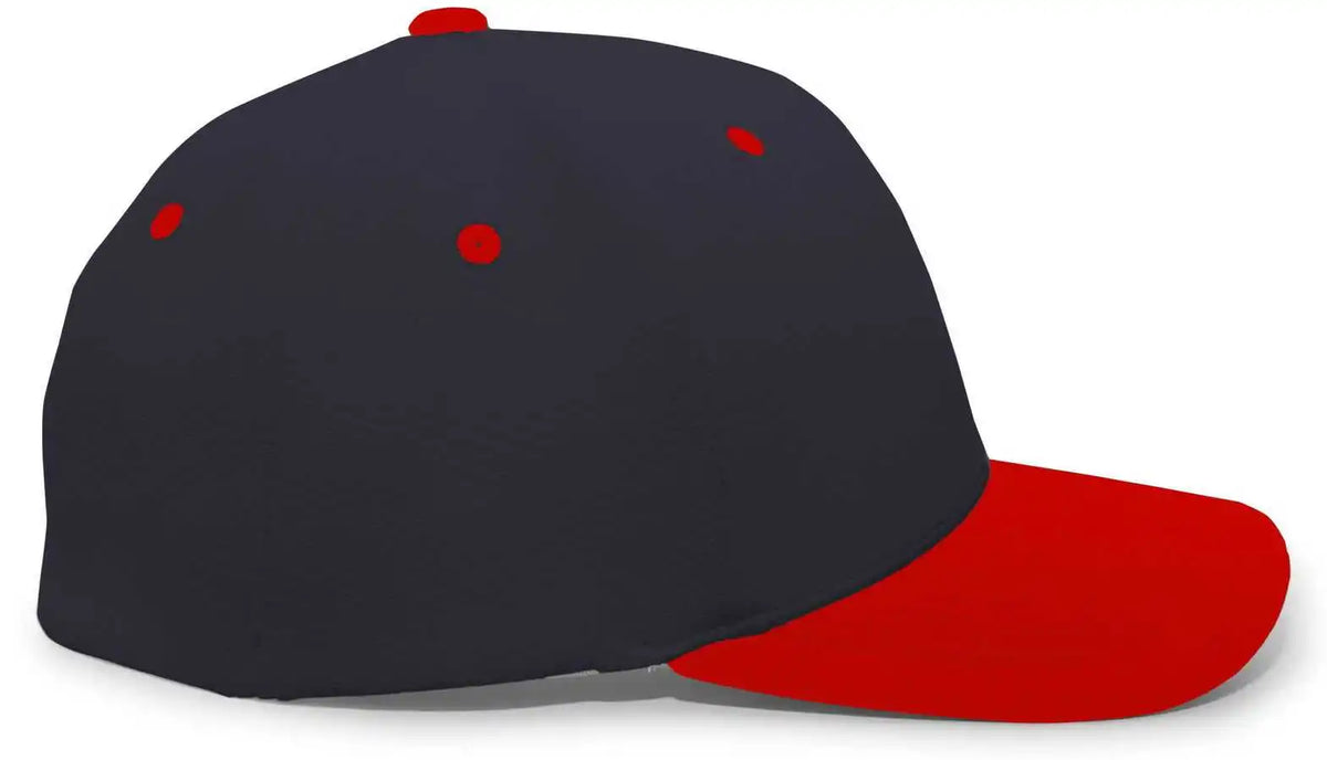 Pacific Headwear 498f M2 Performance Flexfit Cap Navy Red