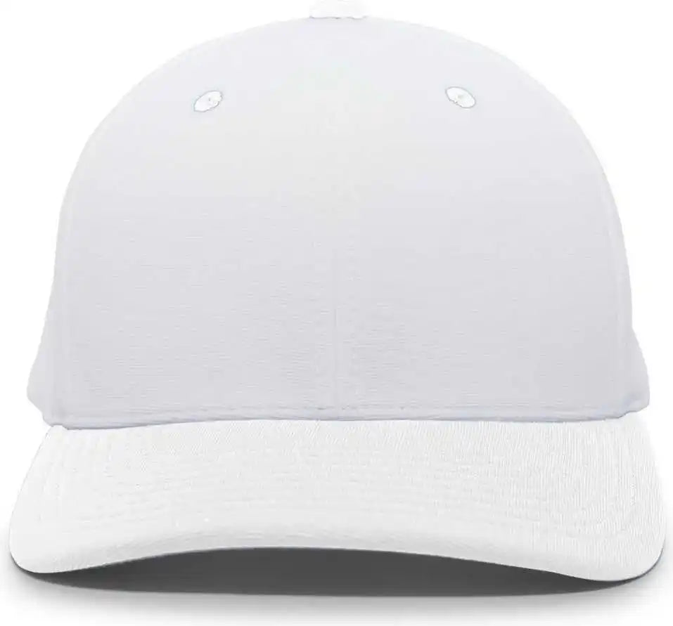 Pacific Headwear 498f M2 Performance Flexfit Cap - White - 6 1/2’’ - 7’’