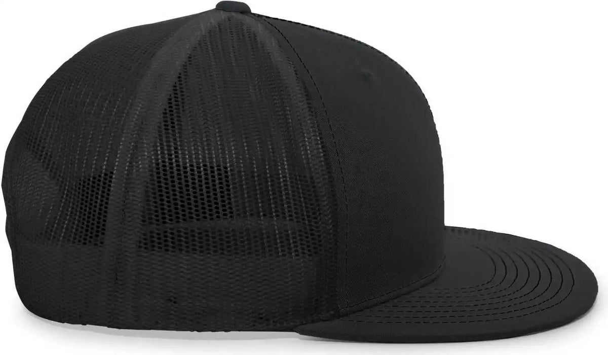 Pacific Headwear 4d3 d Series Trucker Snapback Cap Black / 7’’ 7 7/8’’