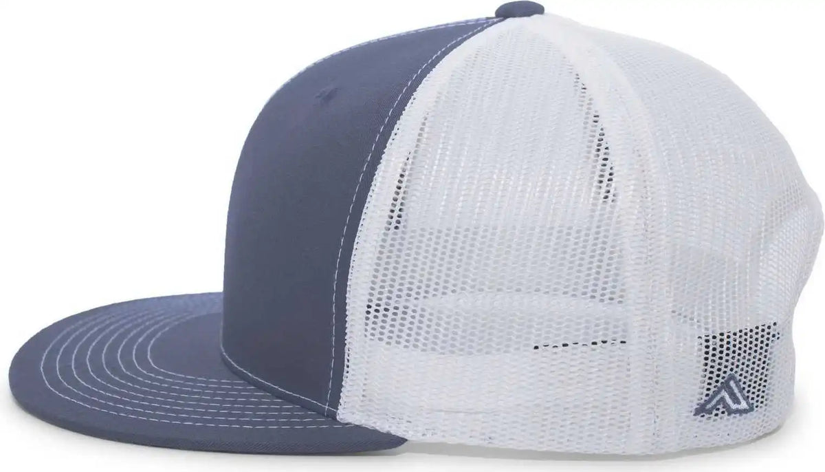 Pacific Headwear 4d3 d Series Trucker Snapback Cap Graphite White / 7’’ 7 7/8’’
