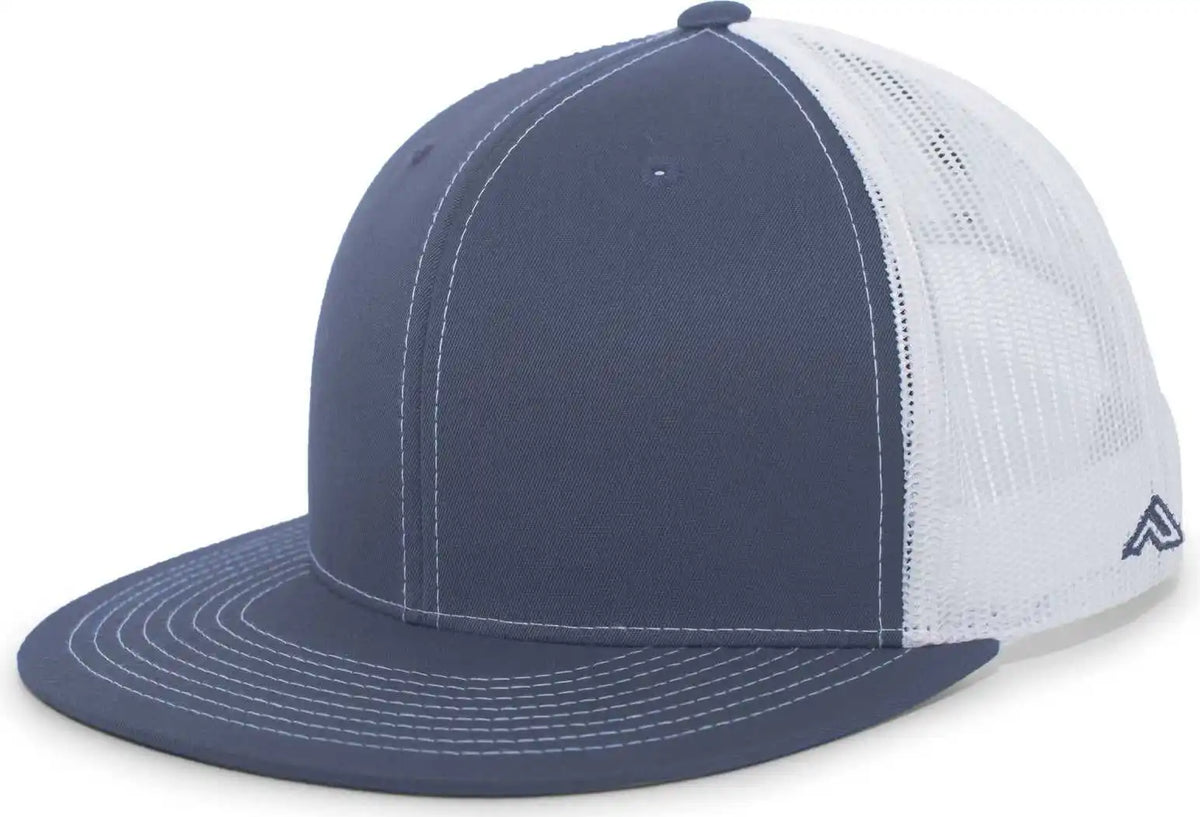 Pacific Headwear 4d3 d Series Trucker Snapback Cap Graphite White / 7’’ 7 7/8’’