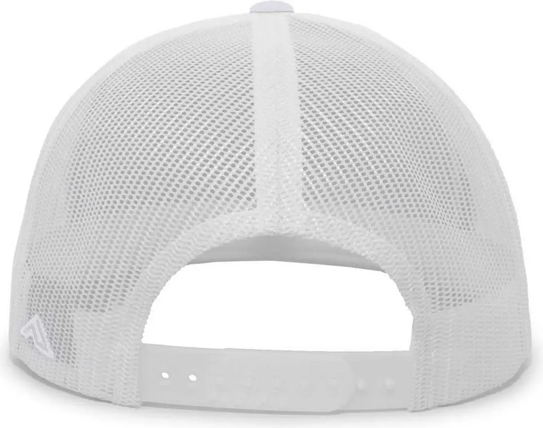 Pacific Headwear 4d3 D-series Trucker Snapback Cap - Silver