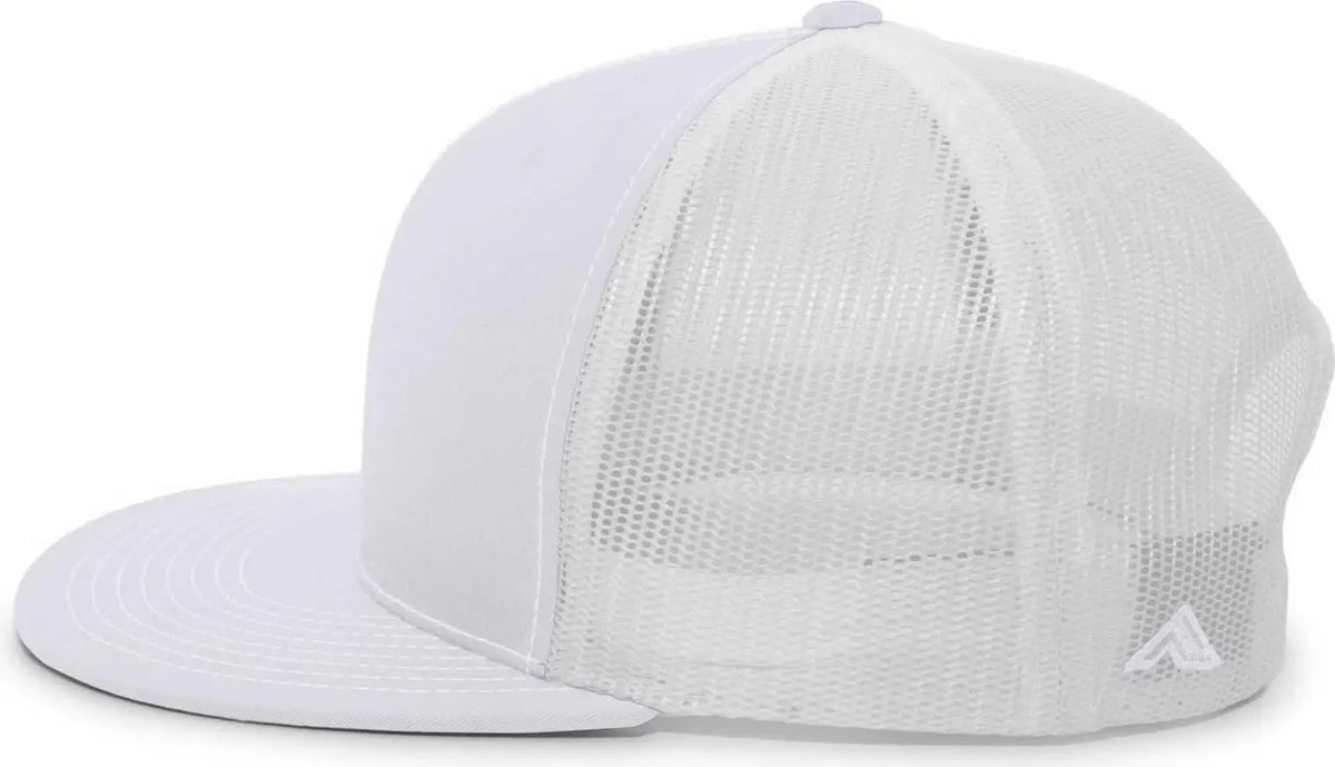 Pacific Headwear 4d3 D-series Trucker Snapback Cap - Silver