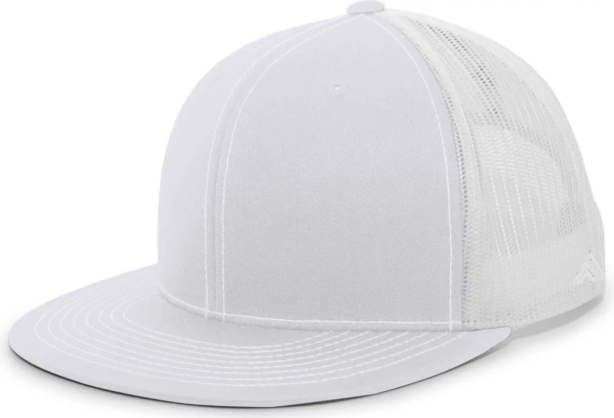 Pacific Headwear 4d3 D-series Trucker Snapback Cap - Silver