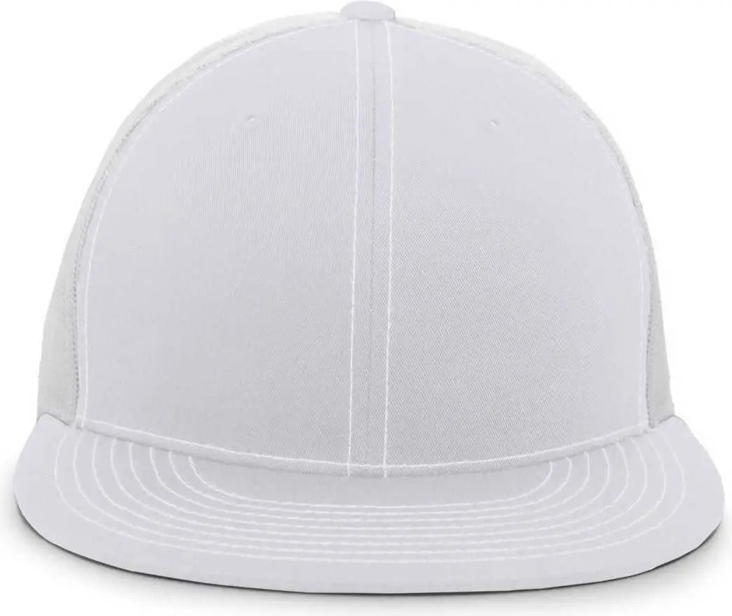 Pacific Headwear 4d3 D-series Trucker Snapback Cap - Silver