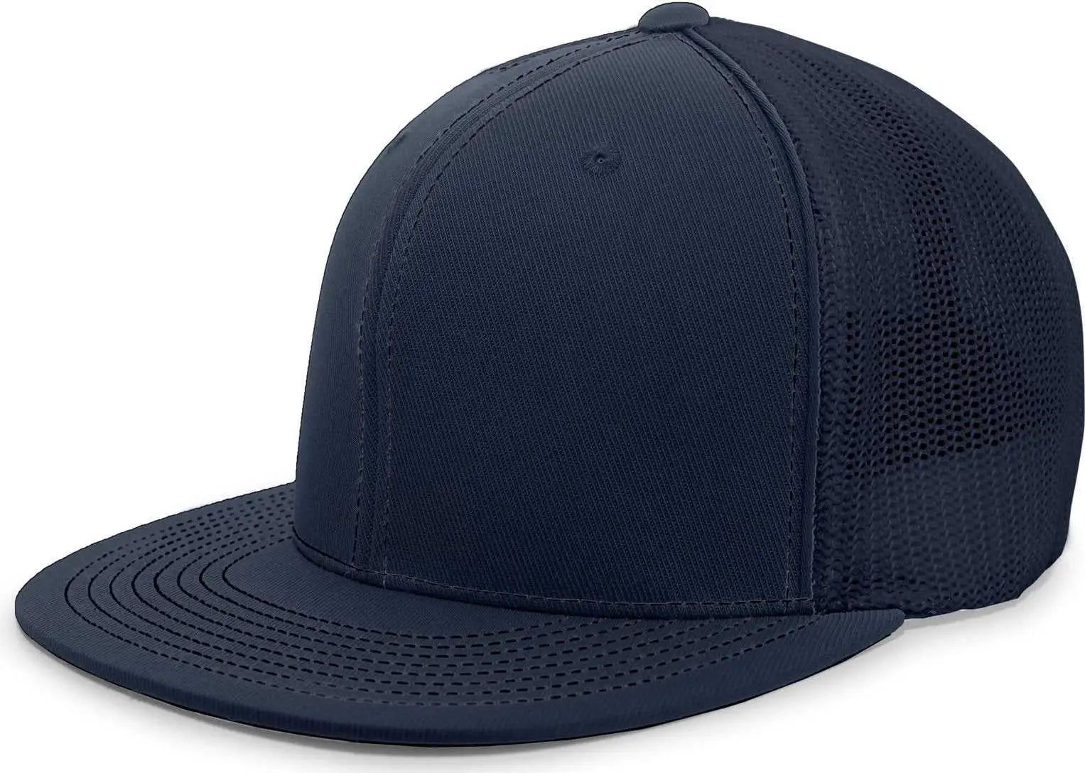 Pacific Headwear 4d5 D-series Trucker Flexfit Cap - Navy