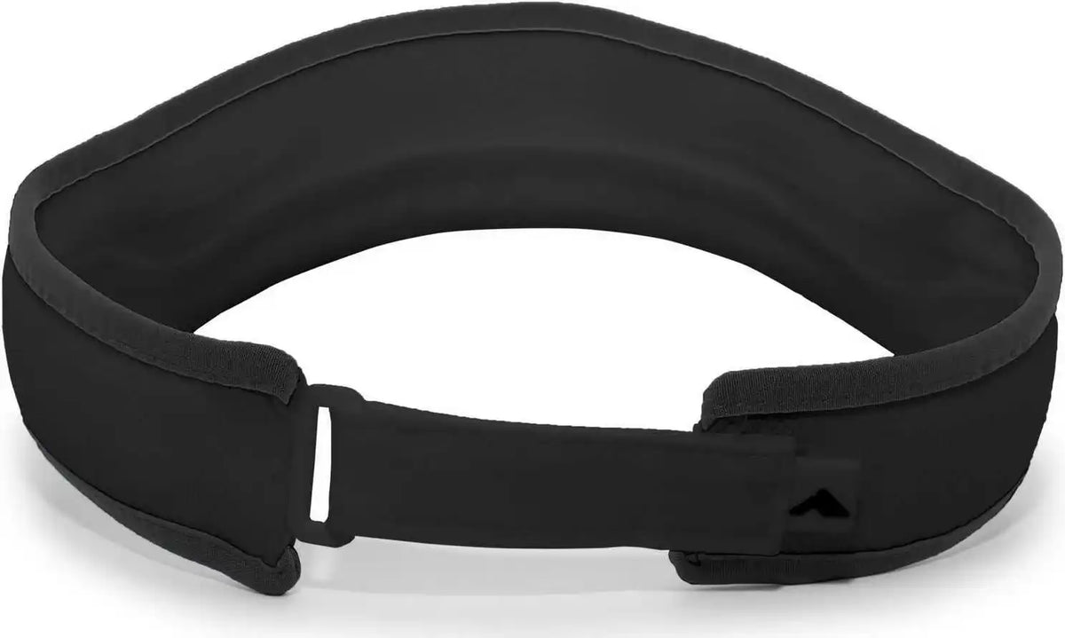 Pacific Headwear 510v Lite Series All Sport Active Visor Black / 7’’ 7 7/8’’