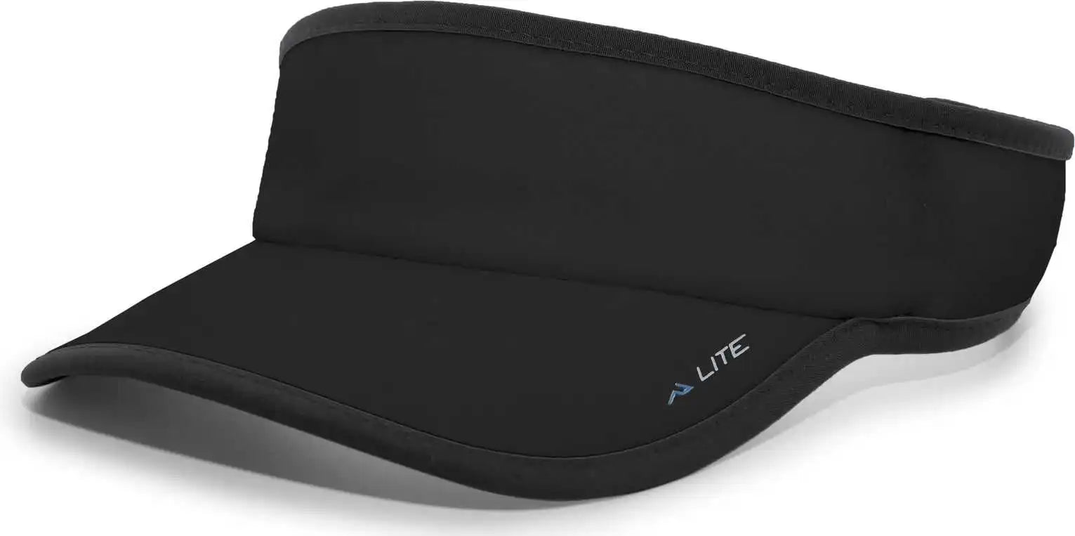 Pacific Headwear 510v Lite Series All Sport Active Visor Black / 7’’ 7 7/8’’