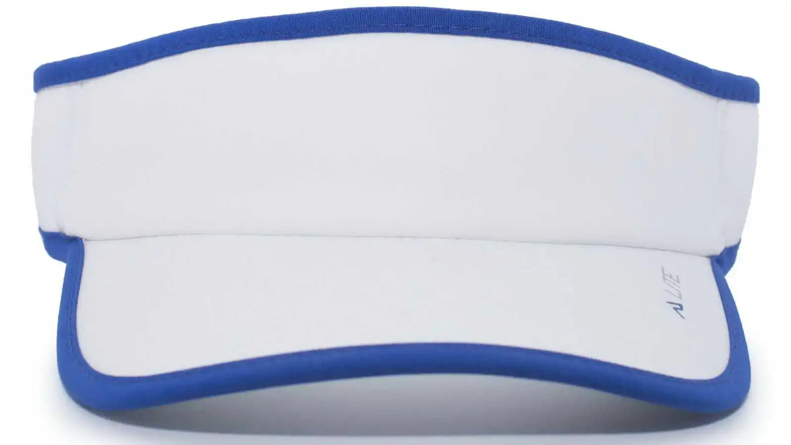 Pacific Headwear 510v Performance Hook and Loop Visor White Royal / 7’’ 7 7/8’’