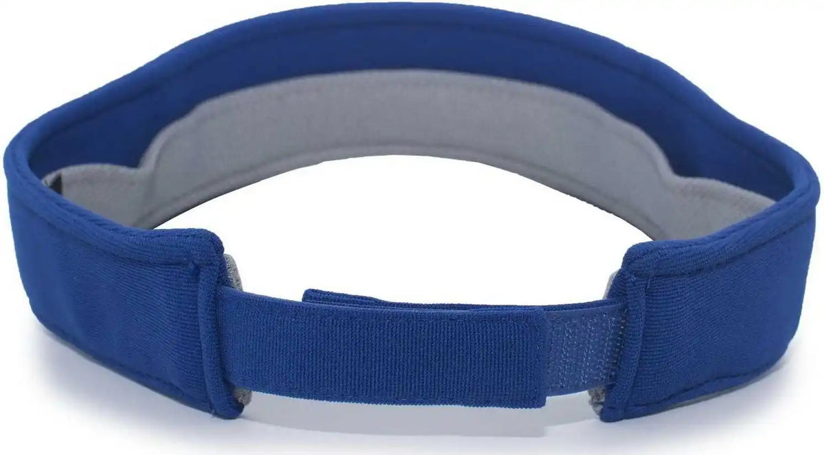Pacific Headwear 598v M2 Performance Hook and Loop Visor Royal / 7’’ 7 7/8’’