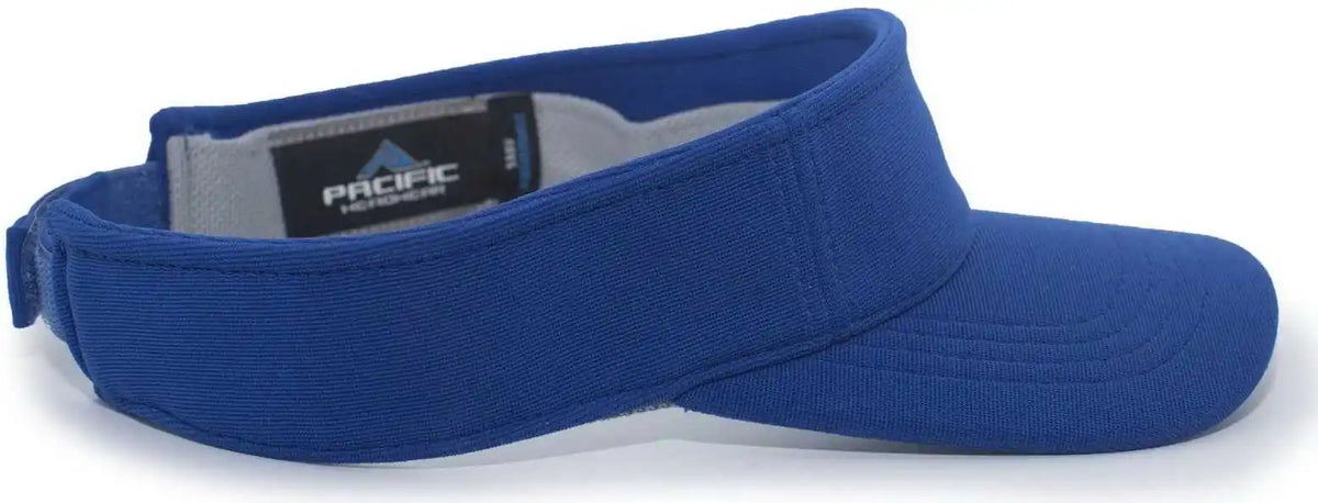 Pacific Headwear 598v M2 Performance Hook and Loop Visor Royal / 7’’ 7 7/8’’