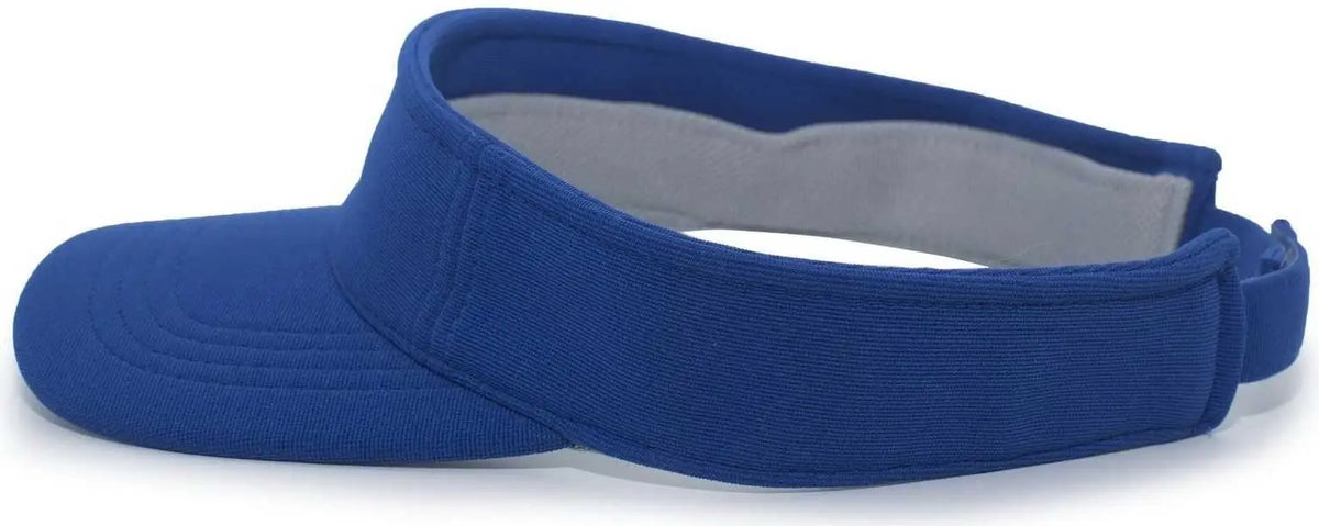 Pacific Headwear 598v M2 Performance Hook-and-loop Visor - Royal - 7’’ - 7 7/8’’