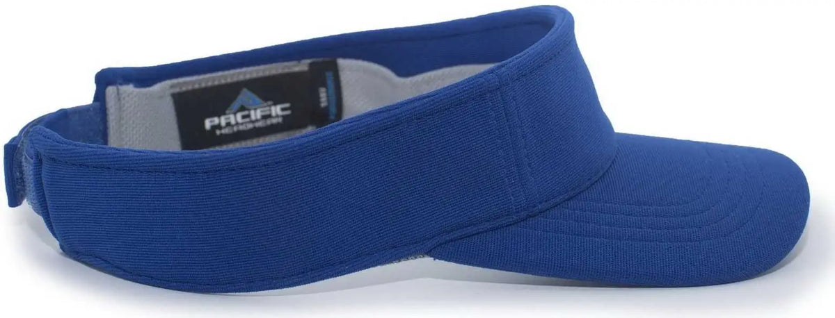 Pacific Headwear 598v M2 Performance Hook-and-loop Visor - Royal - 7’’ - 7 7/8’’