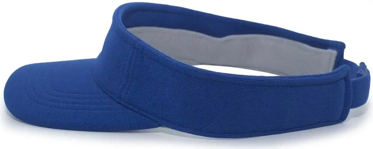 Pacific Headwear 598v M2 Performance Hook and Loop Visor Royal / 7’’ 7 7/8’’