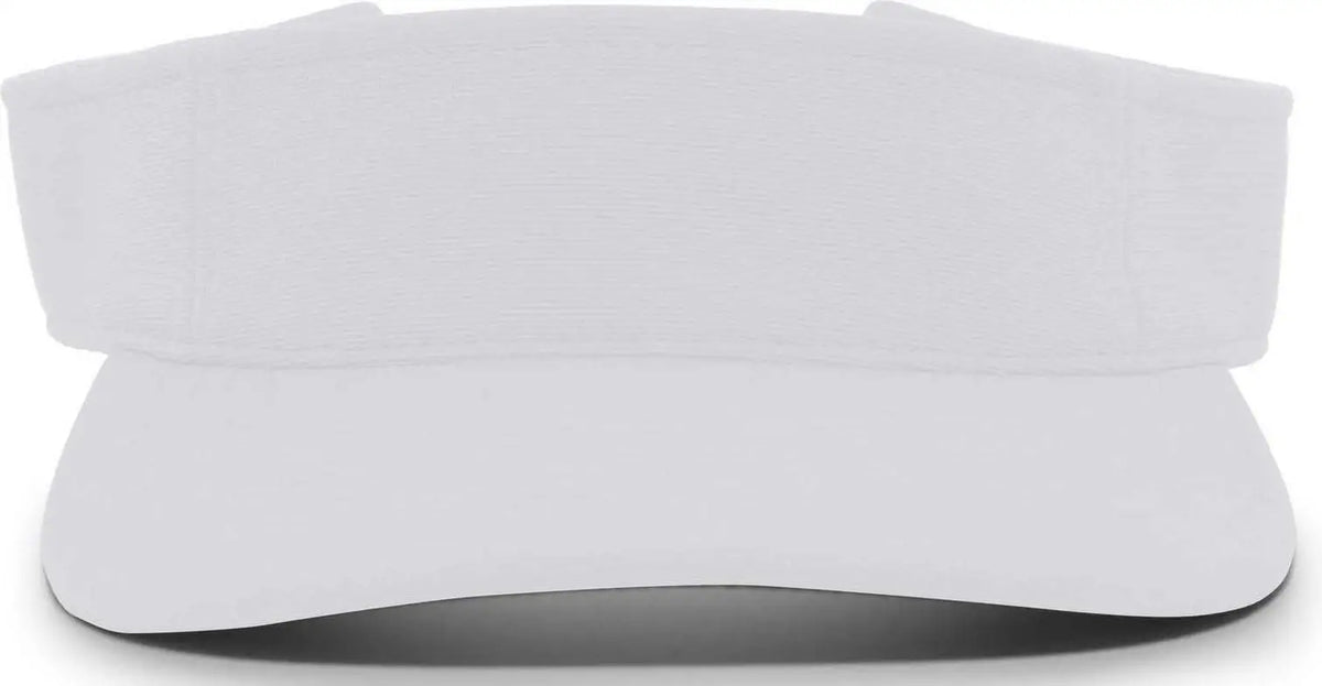 Pacific Headwear 598v M2 Performance Hook-and-loop Visor - Silver
