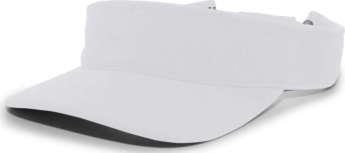 Pacific Headwear 598v M2 Performance Hook-and-loop Visor - Silver