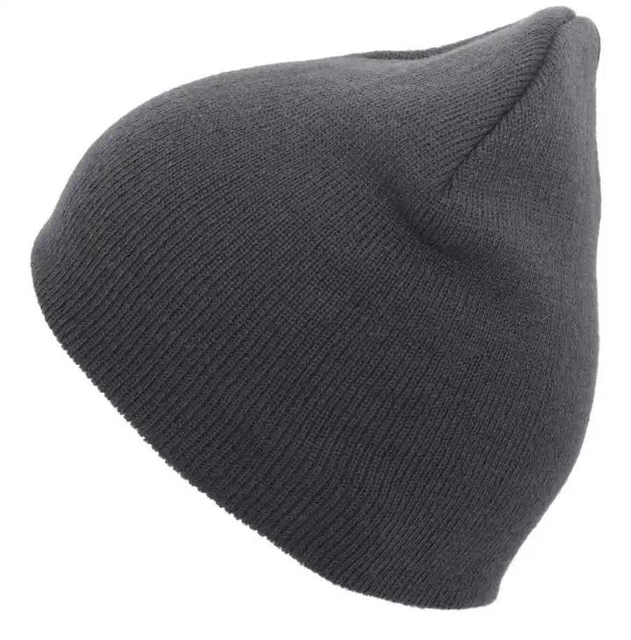 Pacific Headwear 601k Basic Knit Beanie Graphite / 7’’ 7 7/8’’