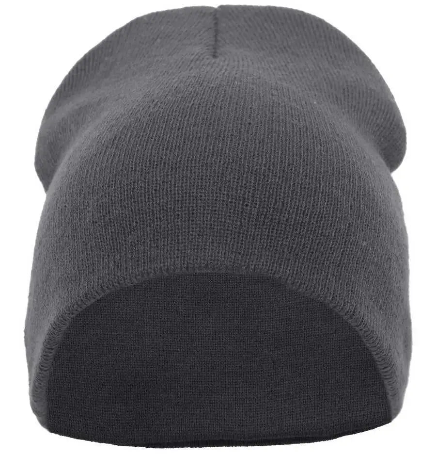 Pacific Headwear 601k Basic Knit Beanie - Graphite