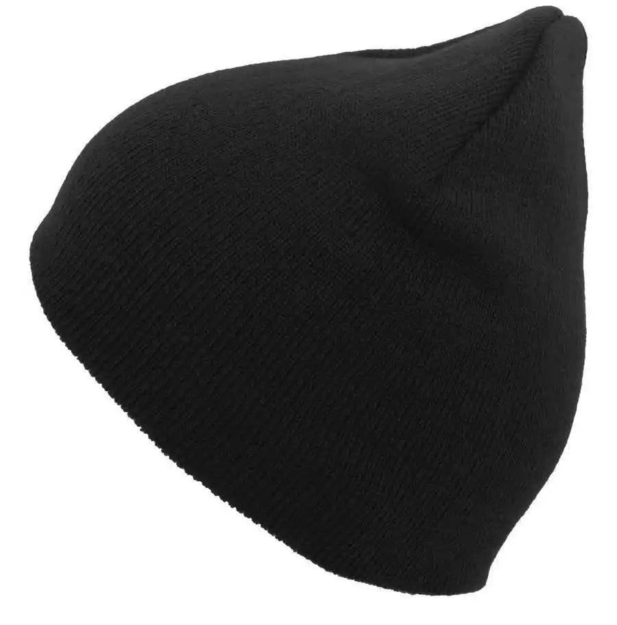 Pacific Headwear 601k Knit Beanie Black / 7’’ 7 7/8’’