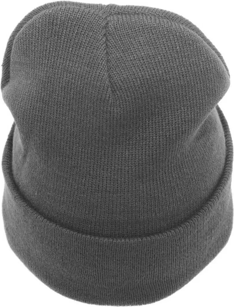 Pacific Headwear 621k Knit Cuff Beanie - Graphite