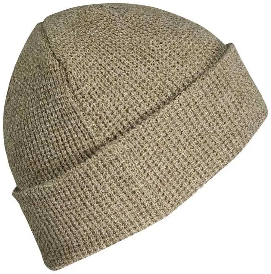 Pacific Headwear 627k Waffle Knit Cuff Beanie - Walnut