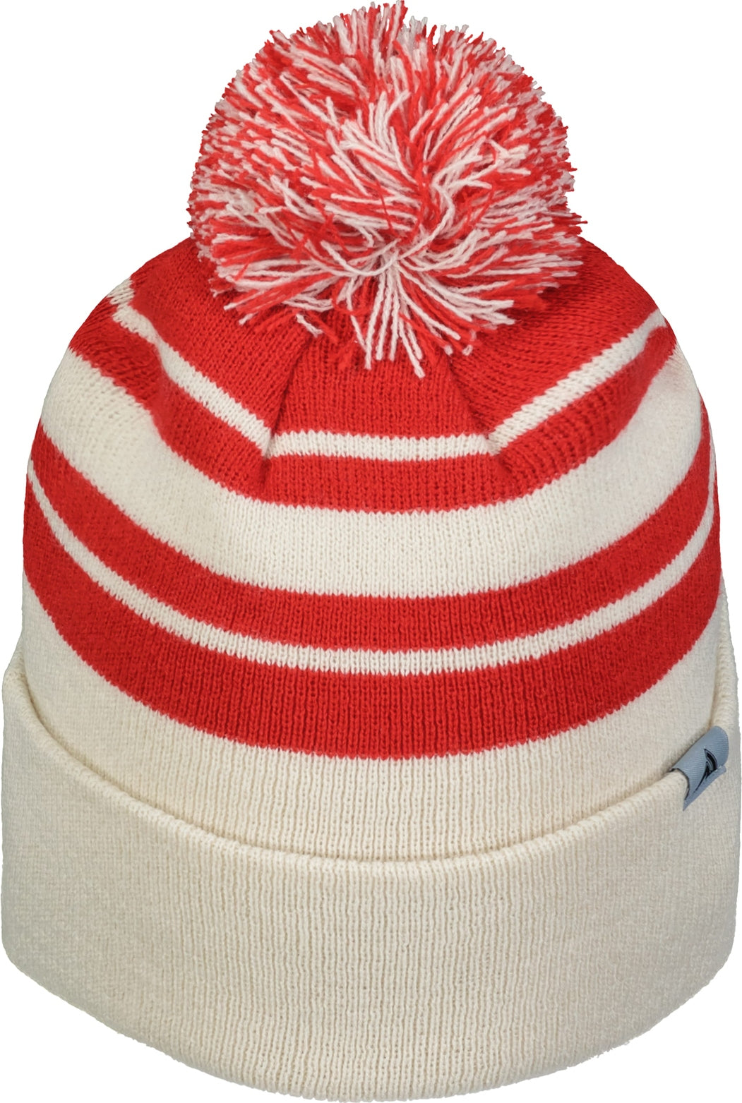 Pacific Headwear 641k Knit Fold Over Pom-pom Beanie - Oat Red - Os