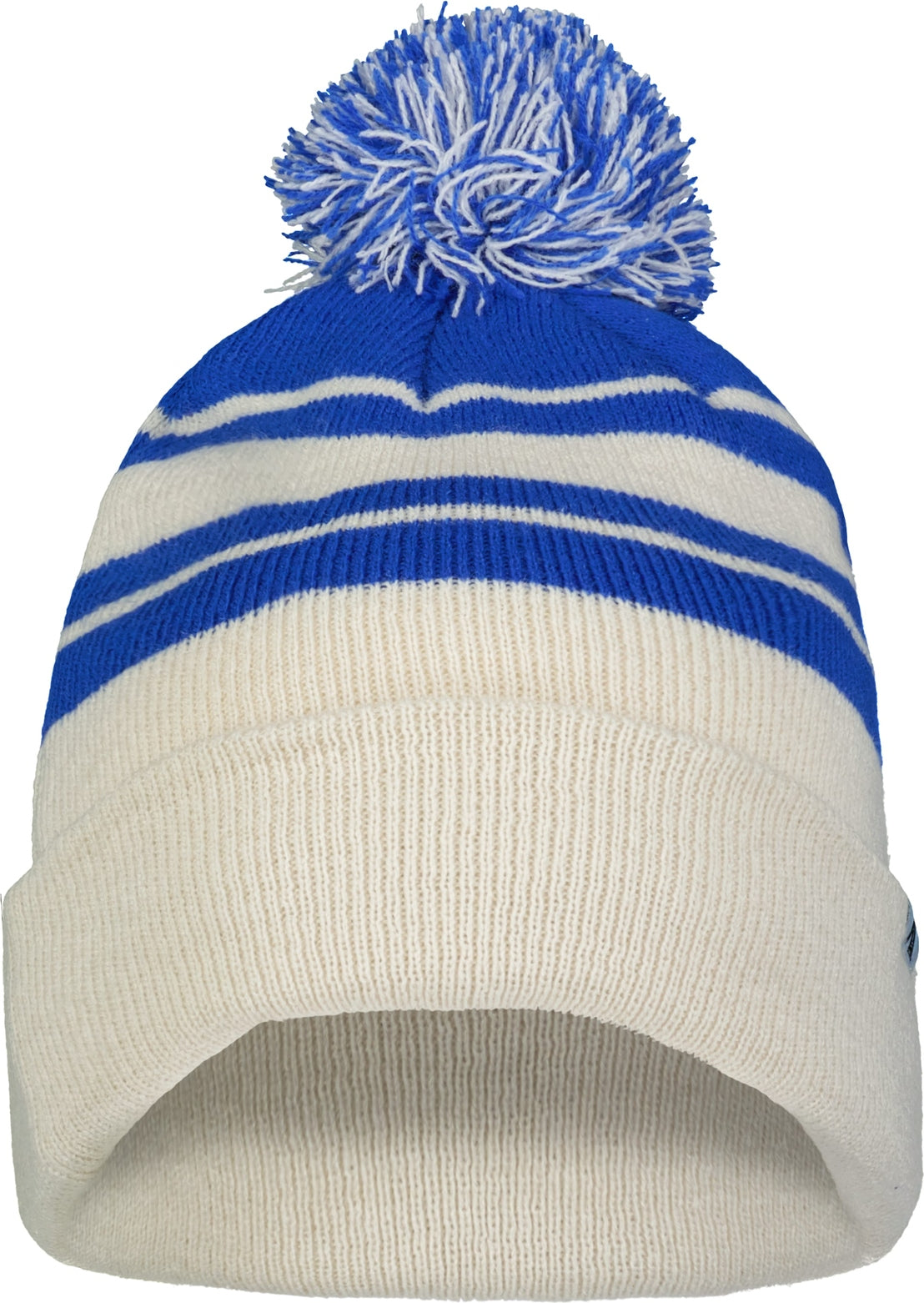 Pacific Headwear 641k Knit Fold Over Pom-pom Beanie - Oat Royal - Os