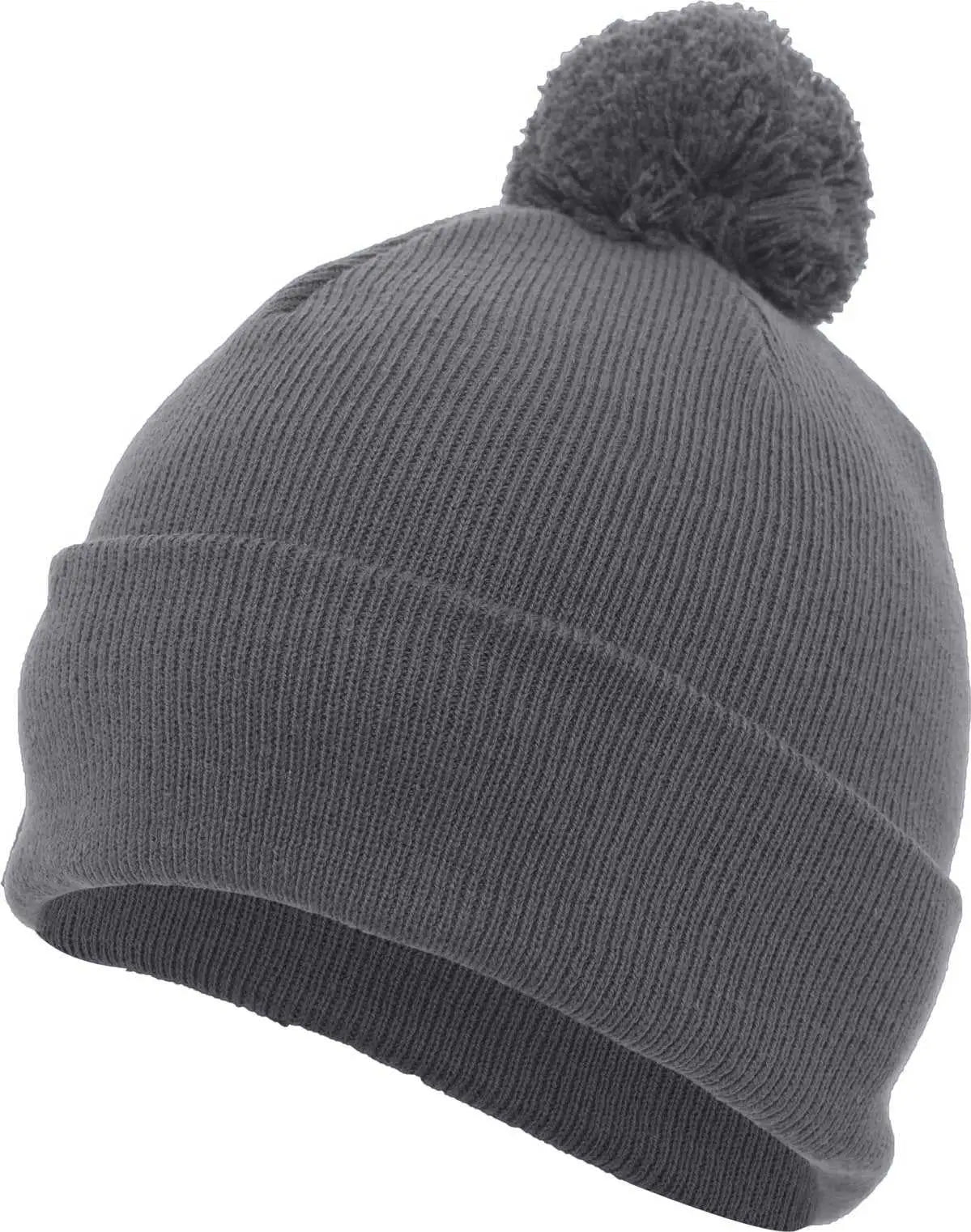 Pacific Headwear 641k Pom-pom Cuff Beanie - Graphite