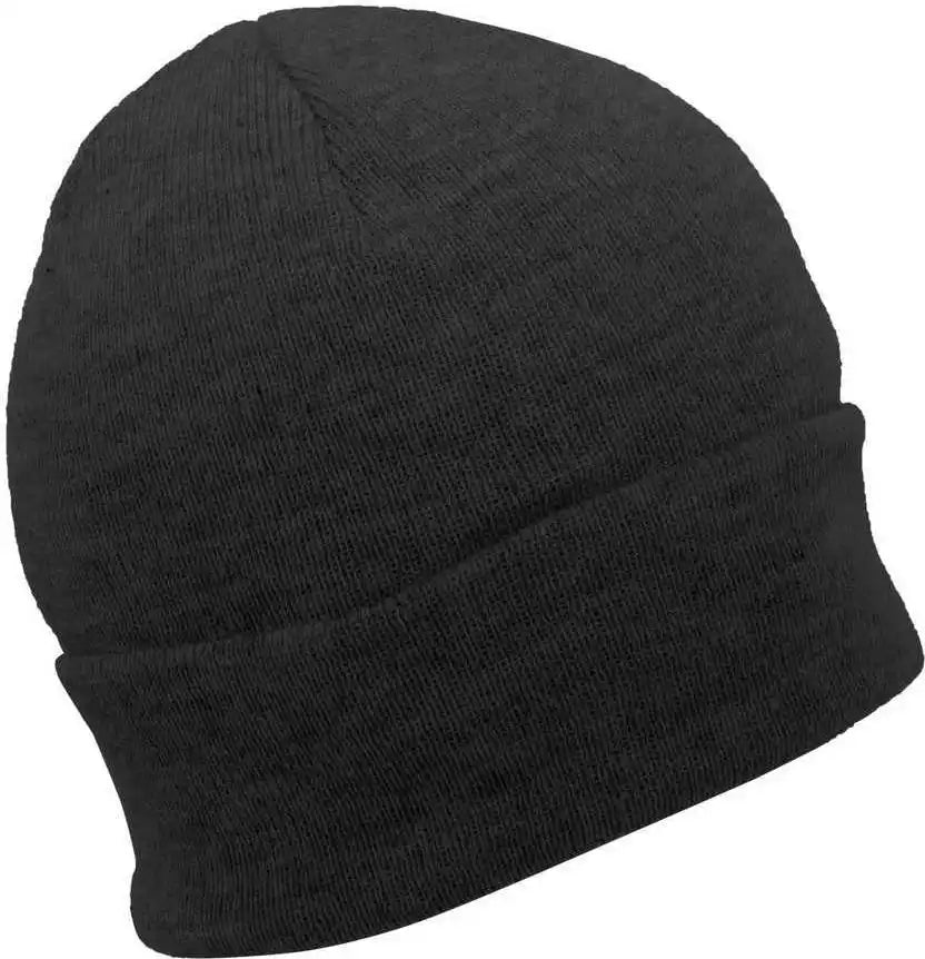 Pacific Headwear 650k Premium Cuff Beanie Black / 7’’ 7 7/8’’
