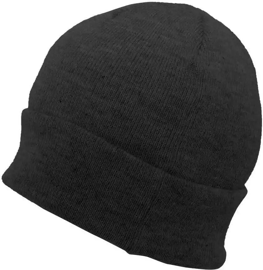 Pacific Headwear 650k Premium Cuff Beanie Black / 7’’ 7 7/8’’