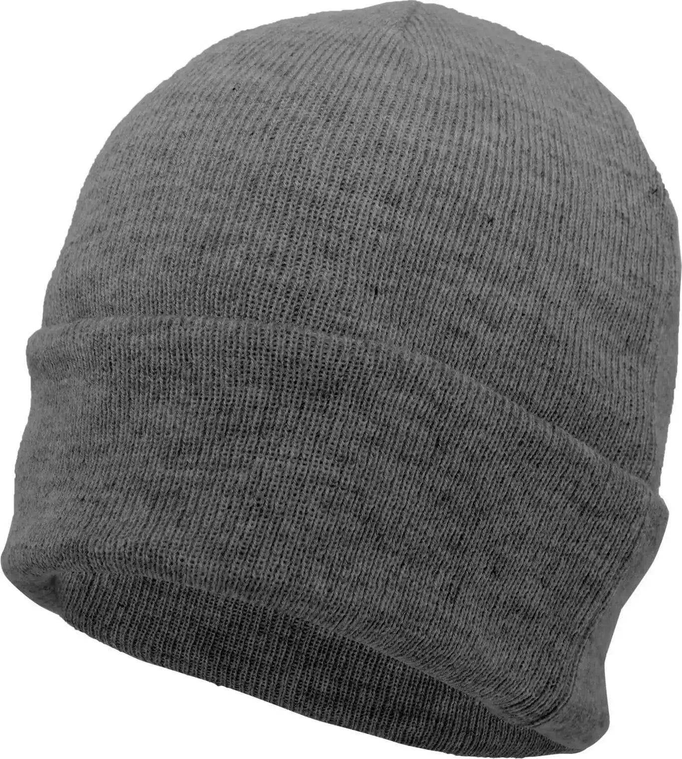 Pacific Headwear 650k Premium Cuff Beanie - Dark Heather - Gray / 7’’ - 7 7/8’’