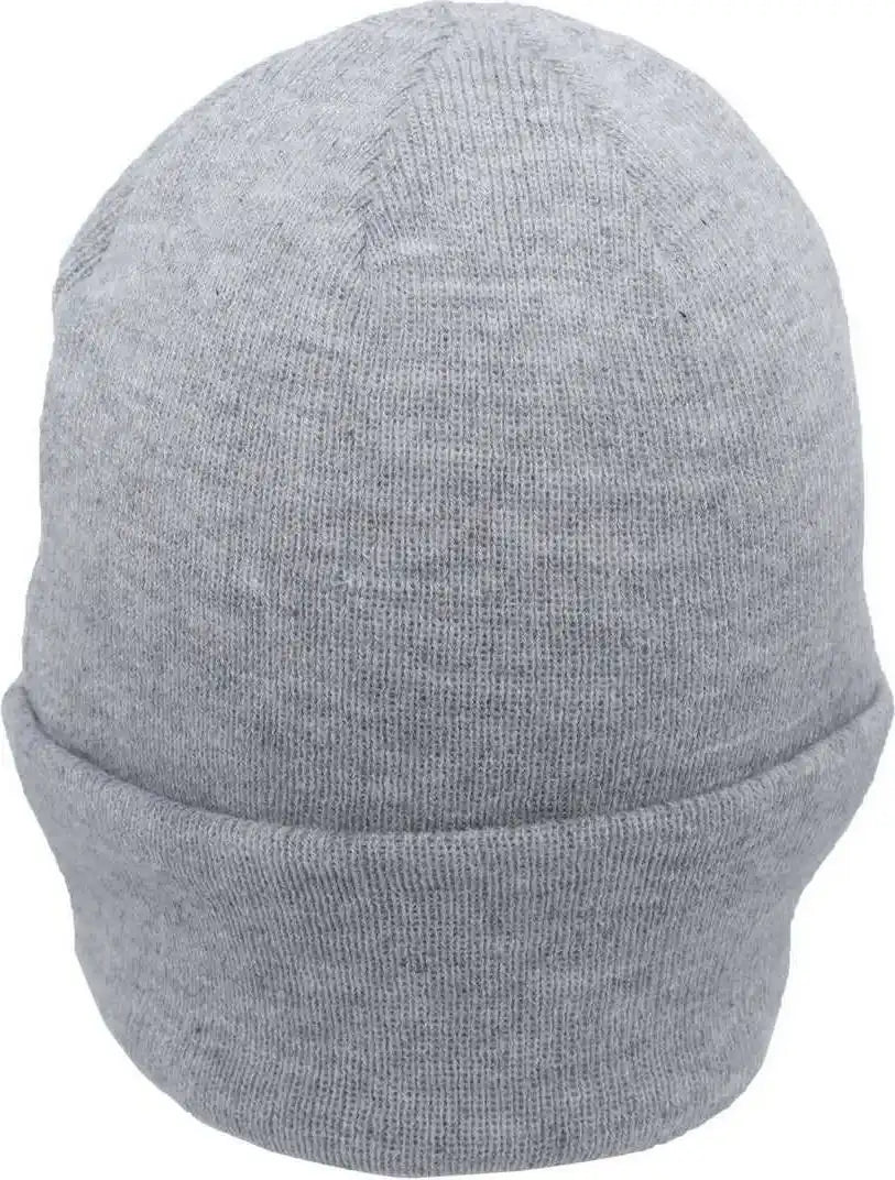 Pacific Headwear 650k Premium Cuff Beanie Light Heather Gray / 7’’ 7 7/8’’