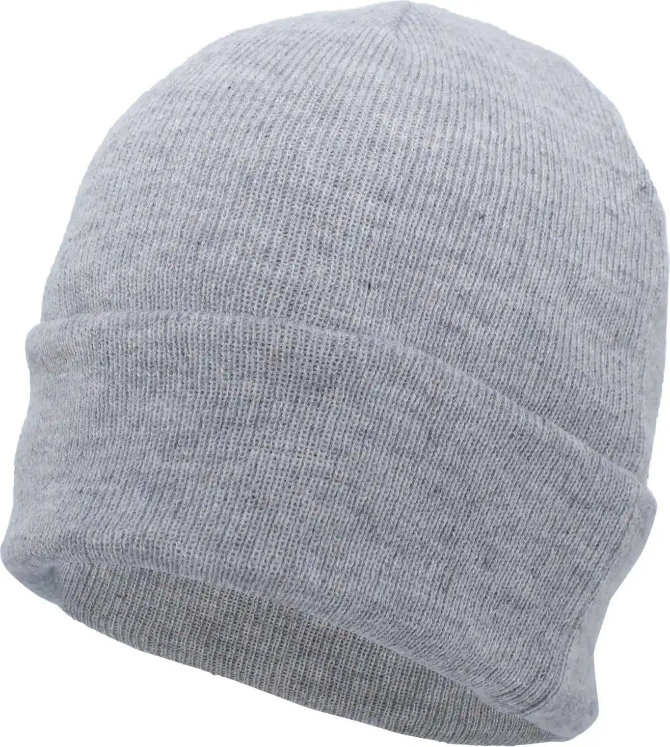 Pacific Headwear 650k Premium Cuff Beanie - Light Heather - Gray / 7’’ - 7 7/8’’