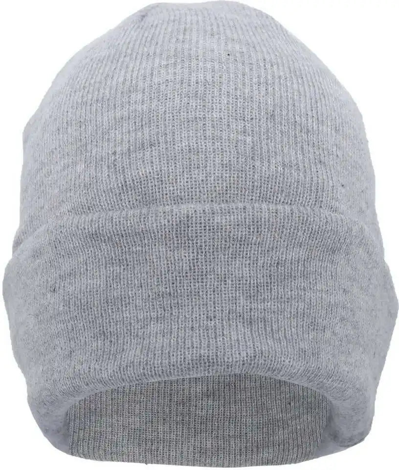 Pacific Headwear 650k Premium Cuff Beanie Light Heather Gray / 7’’ 7 7/8’’