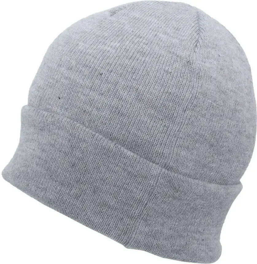 Pacific Headwear 650k Premium Cuff Beanie - Light Heather - Gray / 7’’ - 7 7/8’’