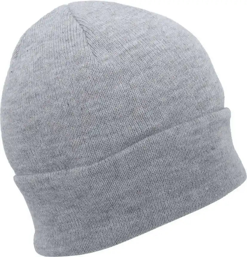 Pacific Headwear 650k Premium Cuff Beanie Light Heather Gray / 7’’ 7 7/8’’