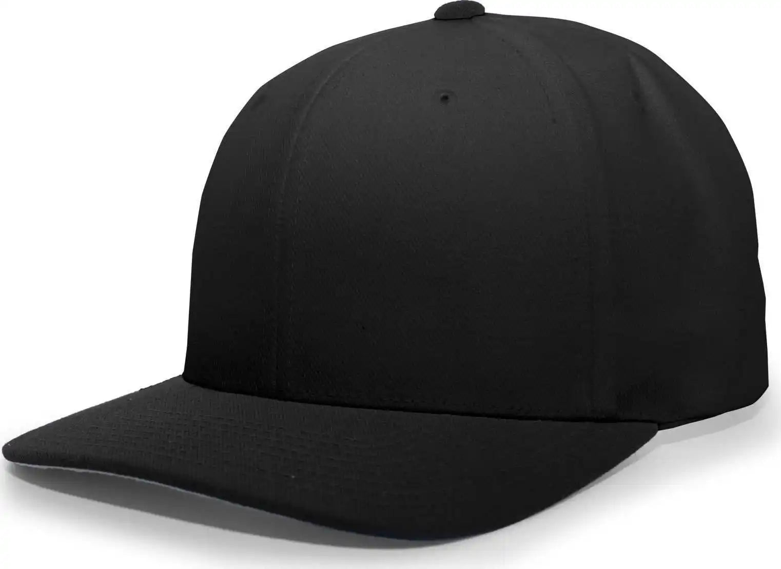 Pacific Headwear 705w Pro-wool Hook-and-loop Cap - Black - 6 1/2’’ - 7’’
