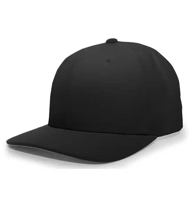 Pacific Headwear 705w Pro-wool Hook-and-loop Cap - Black - 6 1/2’’ - 7’’