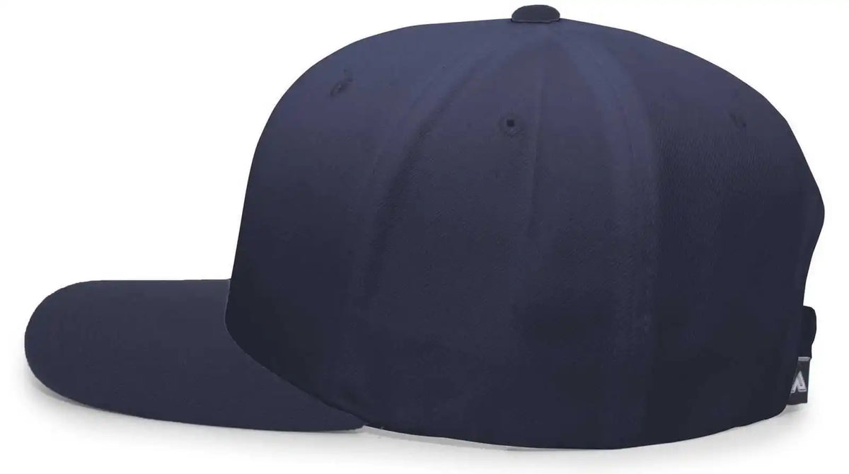 Pacific Headwear 705w Pro Wool Hook and Loop Cap Navy