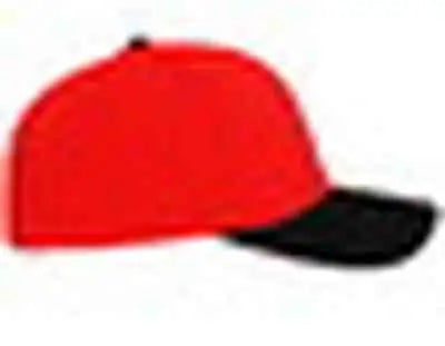 Pacific Headwear 705w Pro-wool Hook-and-loop Cap - Red Black - 7’’ - 7 7/8’’
