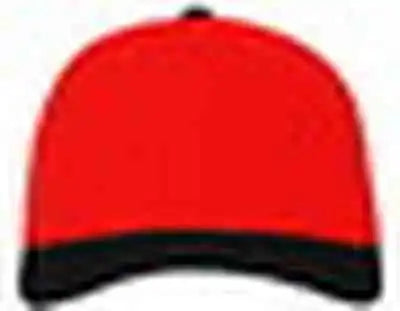 Pacific Headwear 705w Pro Wool Hook and Loop Cap Red Black / 6 1/2’’ 7’’