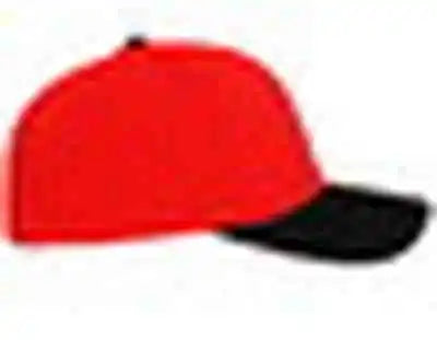 Pacific Headwear 705w Pro Wool Hook and Loop Cap Red Black
