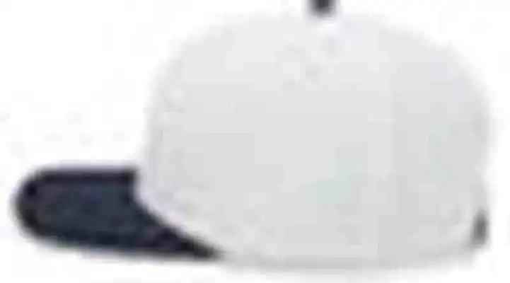 Pacific Headwear 705w Pro-wool Hook-and-loop Cap - White Navy