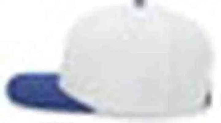 Pacific Headwear 705w Pro-wool Hook-and-loop Cap - White Royal